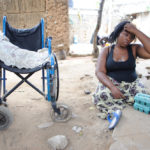 Helena Numaio was 12 years old in 1990 when she lost both her legs and a finger in a landmine explosion while collecting firewood in the Moamba district of Maputo Province, Mozambique