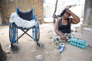 Helena Numaio was 12 years old in 1990 when she lost both her legs and a finger in a landmine explosion while collecting firewood in the Moamba district of Maputo Province, Mozambique